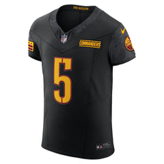 Jayden Daniels Washington Commanders Alternate Vapor F.U.S.E. Elite Jersey Black - Nike