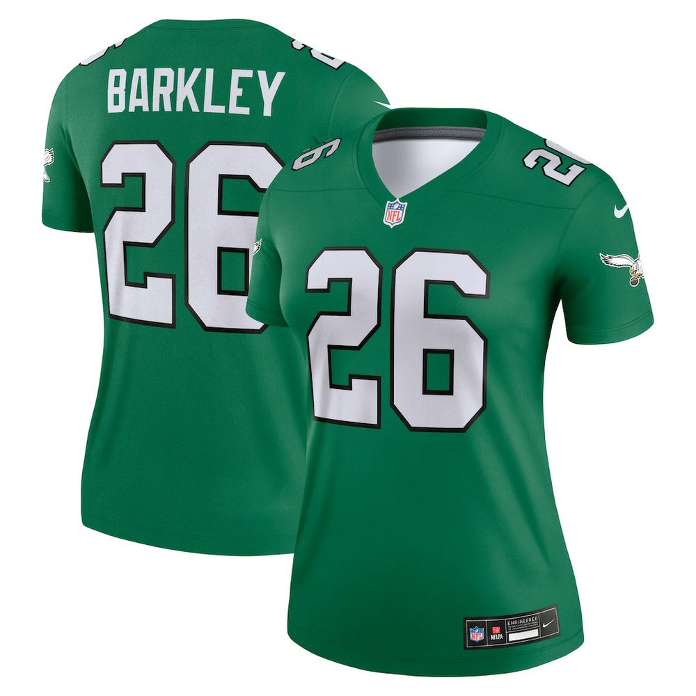 Saquon Barkley Philadelphia Eagles Women's Legend Player Performance Top Kelly Green - Nike
