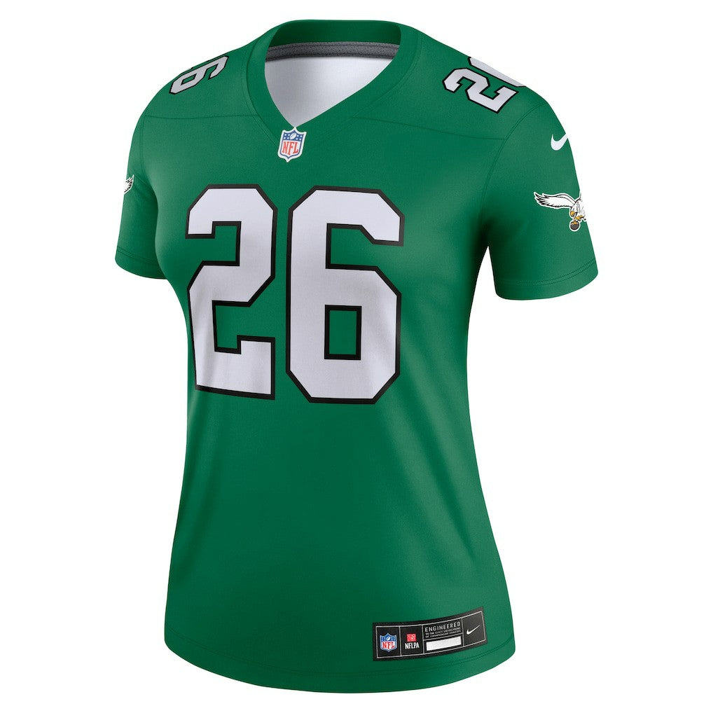 Saquon Barkley Philadelphia Eagles Women's Legend Player Performance Top Kelly Green - Nike