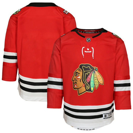 Chicago Blackhawks Youth Centennial Premier Jersey - Red | NHL Jerseys