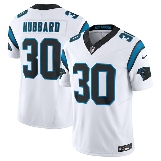 Chuba Hubbard Carolina Panthers Vapor F.U.S.E. Limited Jersey - White | NFL Jerseys