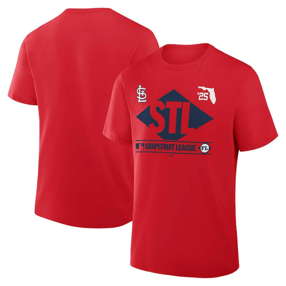 St. Louis Cardinals Fanatics 2025 Spring Training Grapefruit League True Icon T-Shirt On Sale