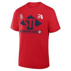 St. Louis Cardinals Fanatics 2025 Spring Training Grapefruit League True Icon T-Shirt On Sale