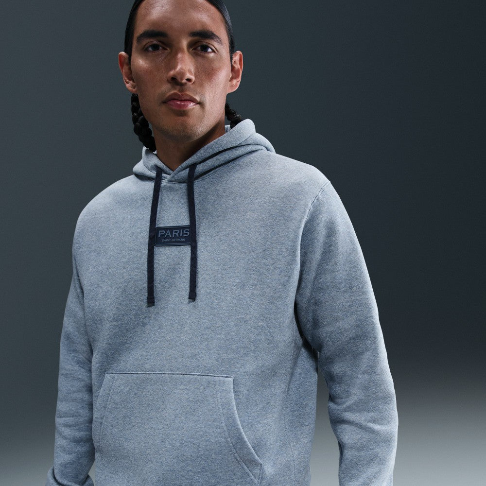 Nike Paris Saint-Germain Club Pullover Hoodie - Heather Navy