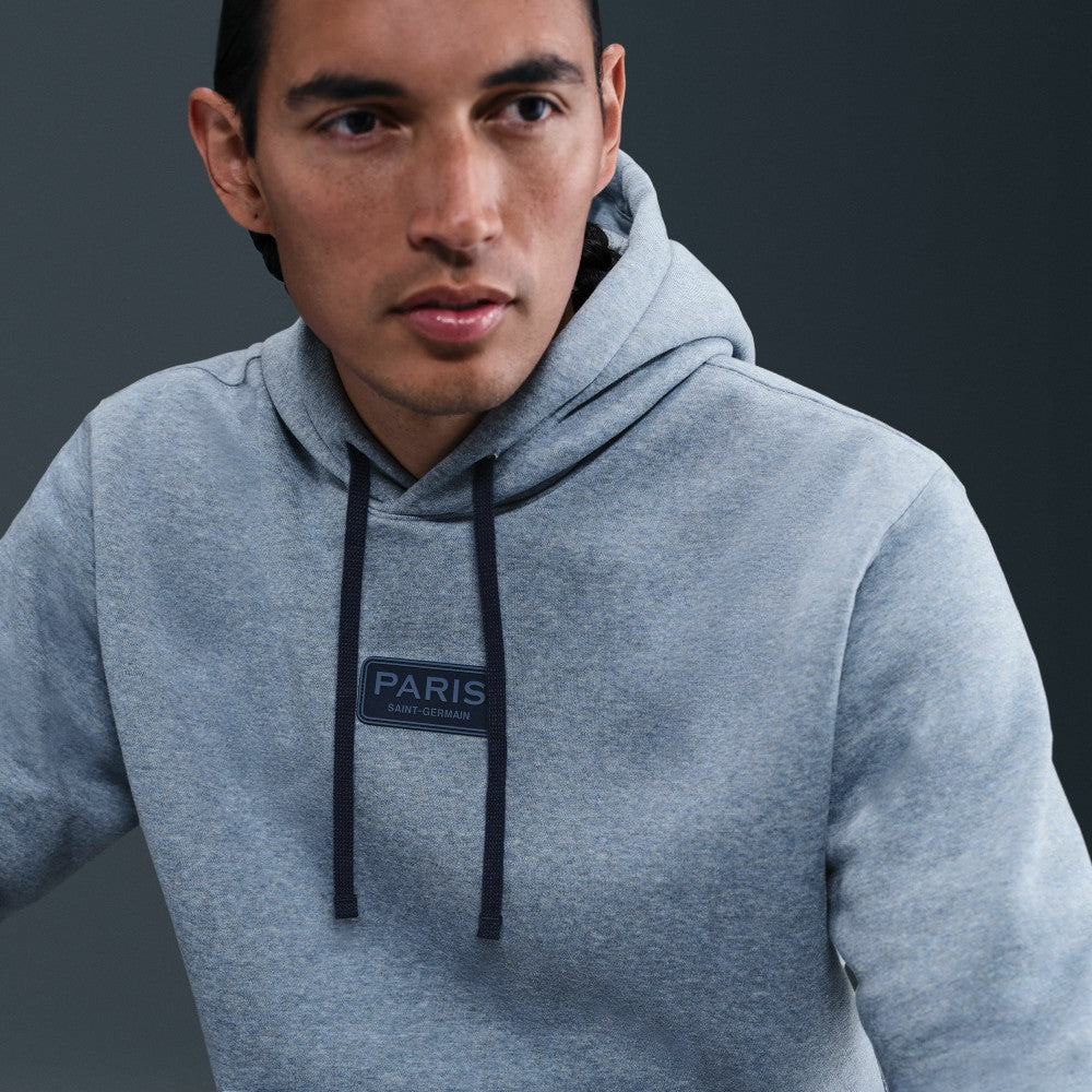 Nike Paris Saint-Germain Club Pullover Hoodie - Heather Navy