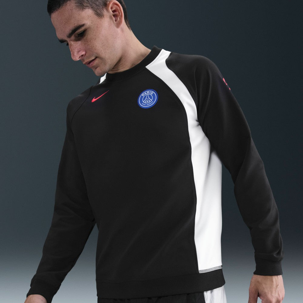 Nike Paris Saint-Germain Third 2025/26 T90 Pullover Sweatshirt - Black