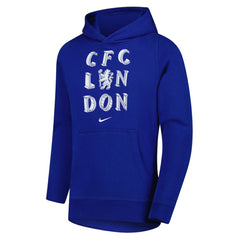 Nike Chelsea Youth Club Hoodie - Blue