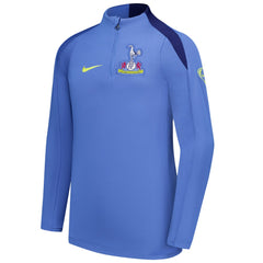 Nike Tottenham Hotspur Youth 2025/26 Strike Drill Quarter-Zip Dri-FIT Long Sleeve Top - Blue