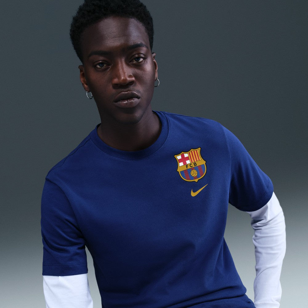 Nike Barcelona Crest T-Shirts - Royal
