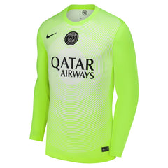 Nike Paris Saint-Germain 2025/26 Third Goalkeeper Replica Long Sleeve Jerseys - Neon Green