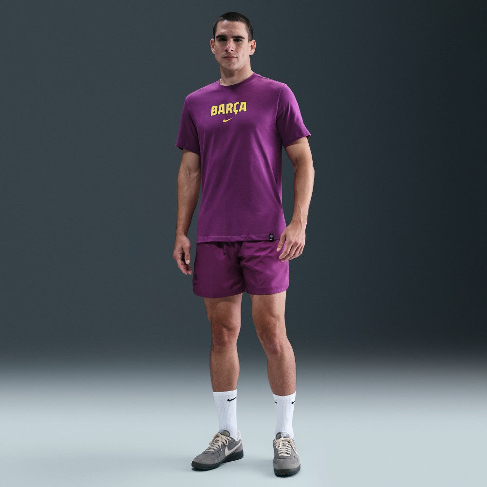 Nike Barcelona 2025/26 Wordmark T-Shirts - Purple