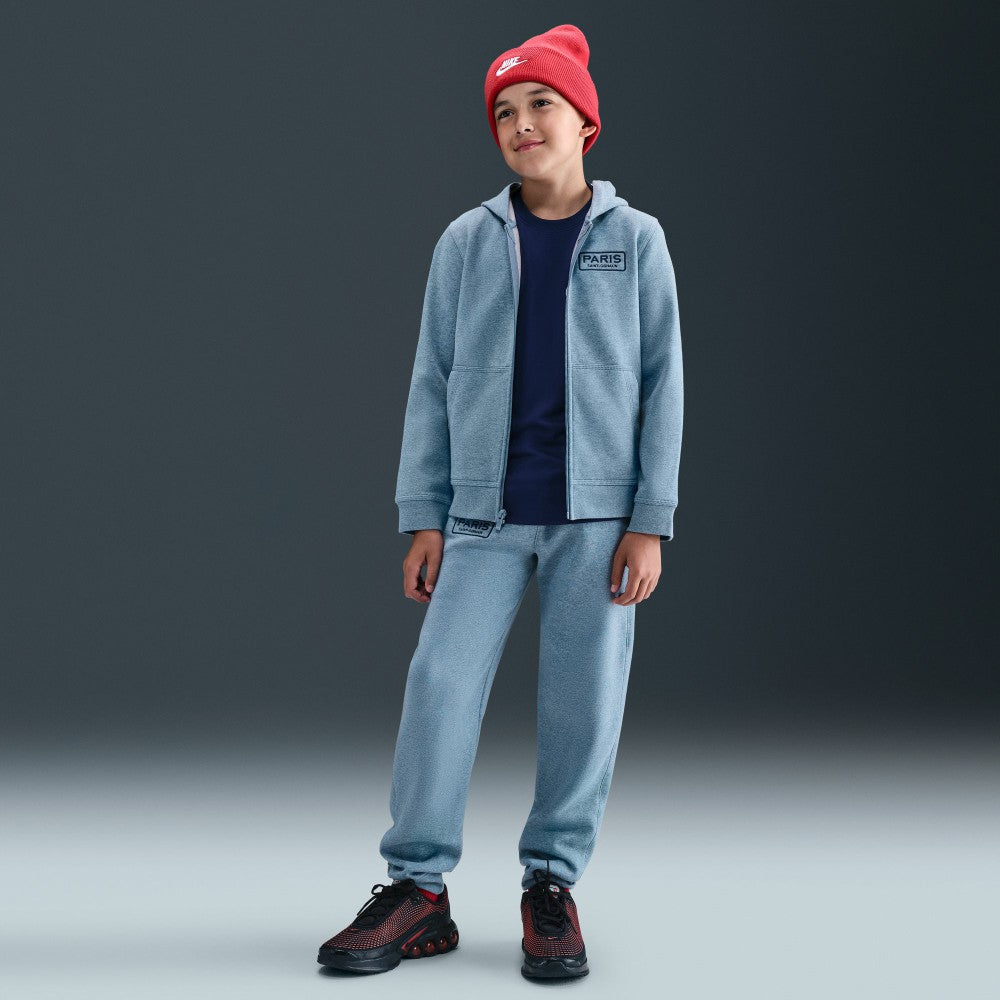 Nike Paris Saint-Germain Youth Club Full-Zip Hoodie - Heather Blue