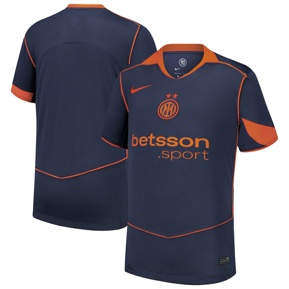 Nike Inter Milan Youth 2025/26 Third Replica Jerseys - Blue