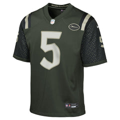 Garrett Wilson New York Jets Youth 2025 Rivalries Collection Game Jersey Gotham Green - Nike