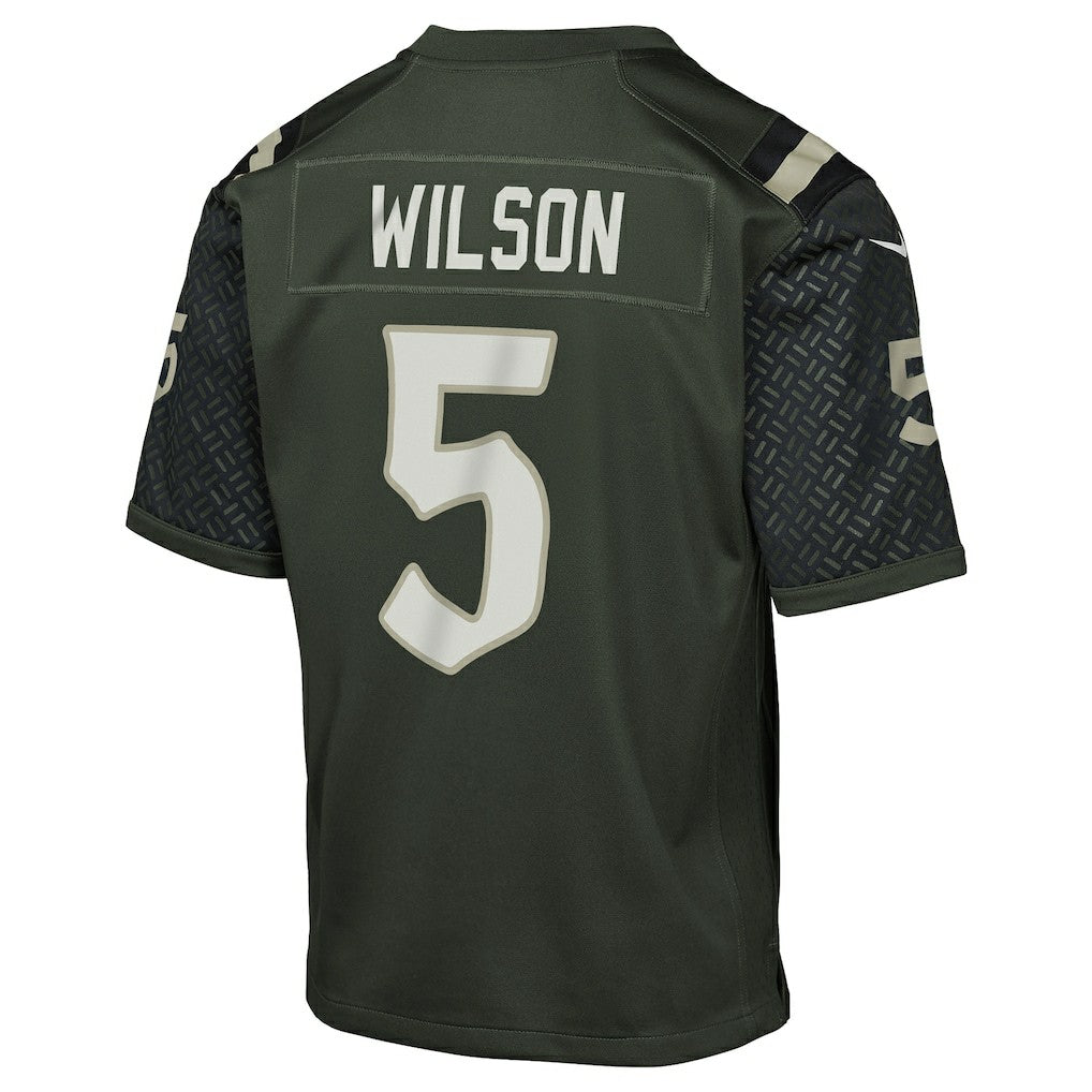 Garrett Wilson New York Jets Youth 2025 Rivalries Collection Game Jersey Gotham Green - Nike
