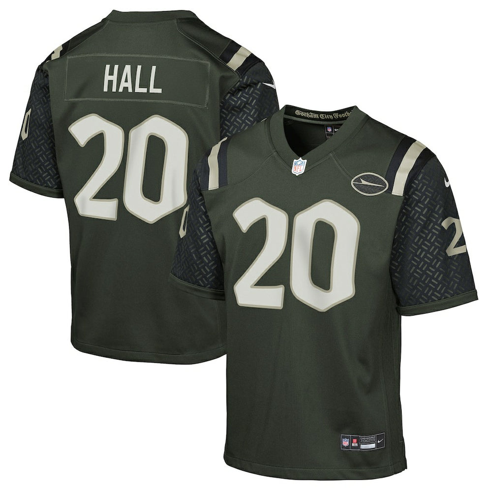 Breece Hall New York Jets Youth 2025 Rivalries Collection Game Jersey Gotham Green - Nike