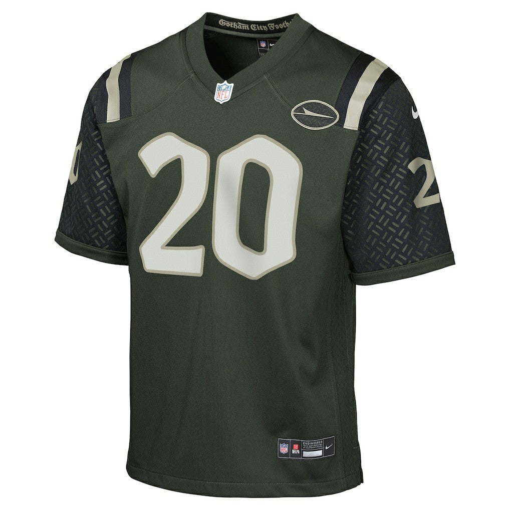 Breece Hall New York Jets Youth 2025 Rivalries Collection Game Jersey Gotham Green - Nike