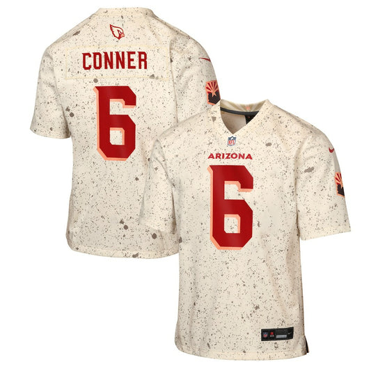 James Conner Arizona Cardinals Youth 2025 Rivalries Collection Game Jersey - Natural | NFL Jerseys