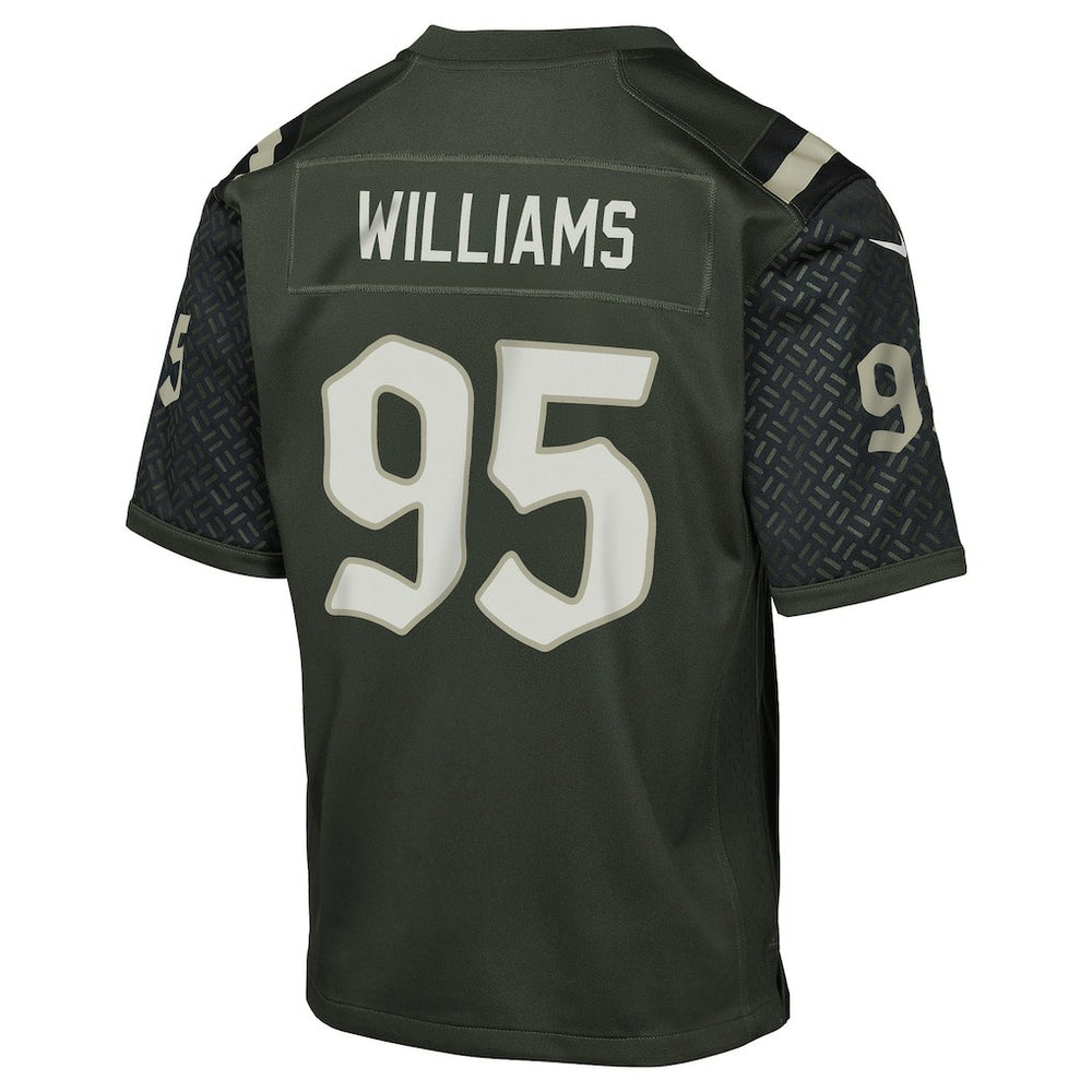 Quinnen Williams New York Jets Youth 2025 Rivalries Collection Game Jersey Gotham Green - Nike