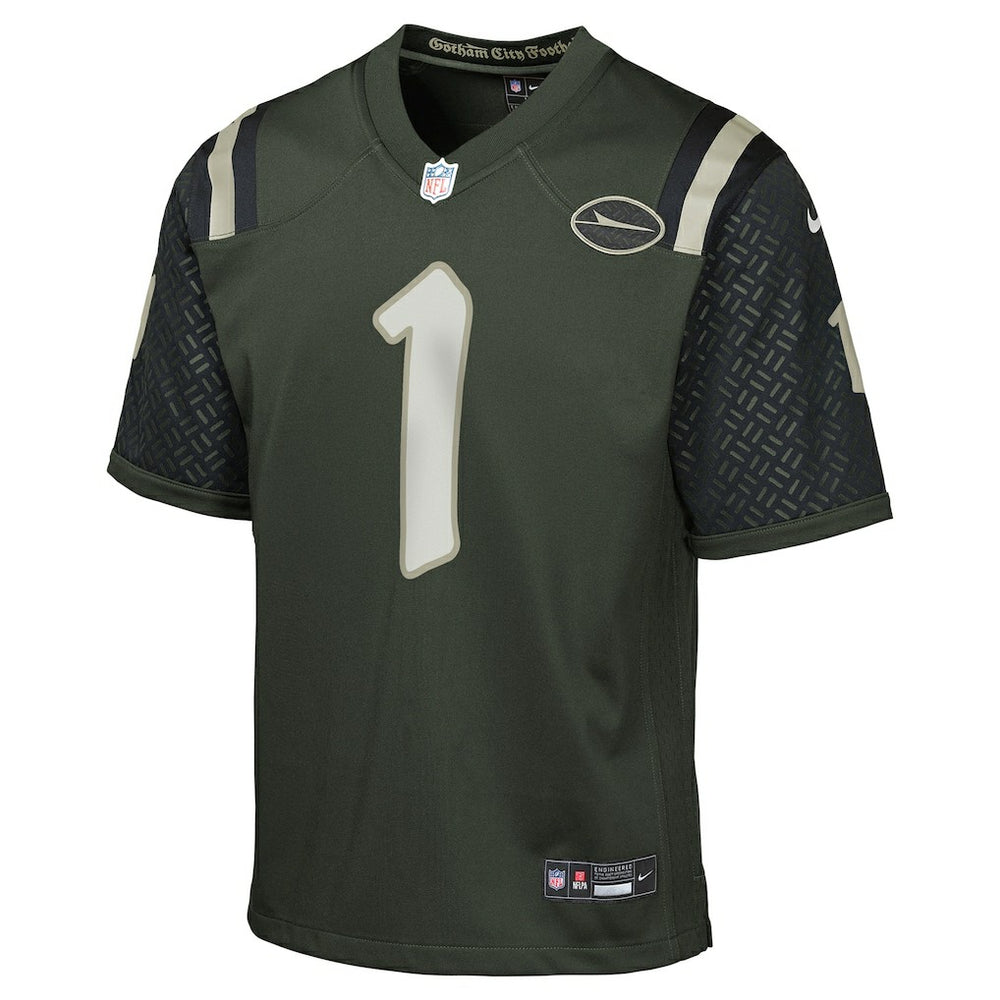 Ahmad Sauce Gardner New York Jets Youth 2025 Rivalries Collection Game Jersey Gotham Green - Nike