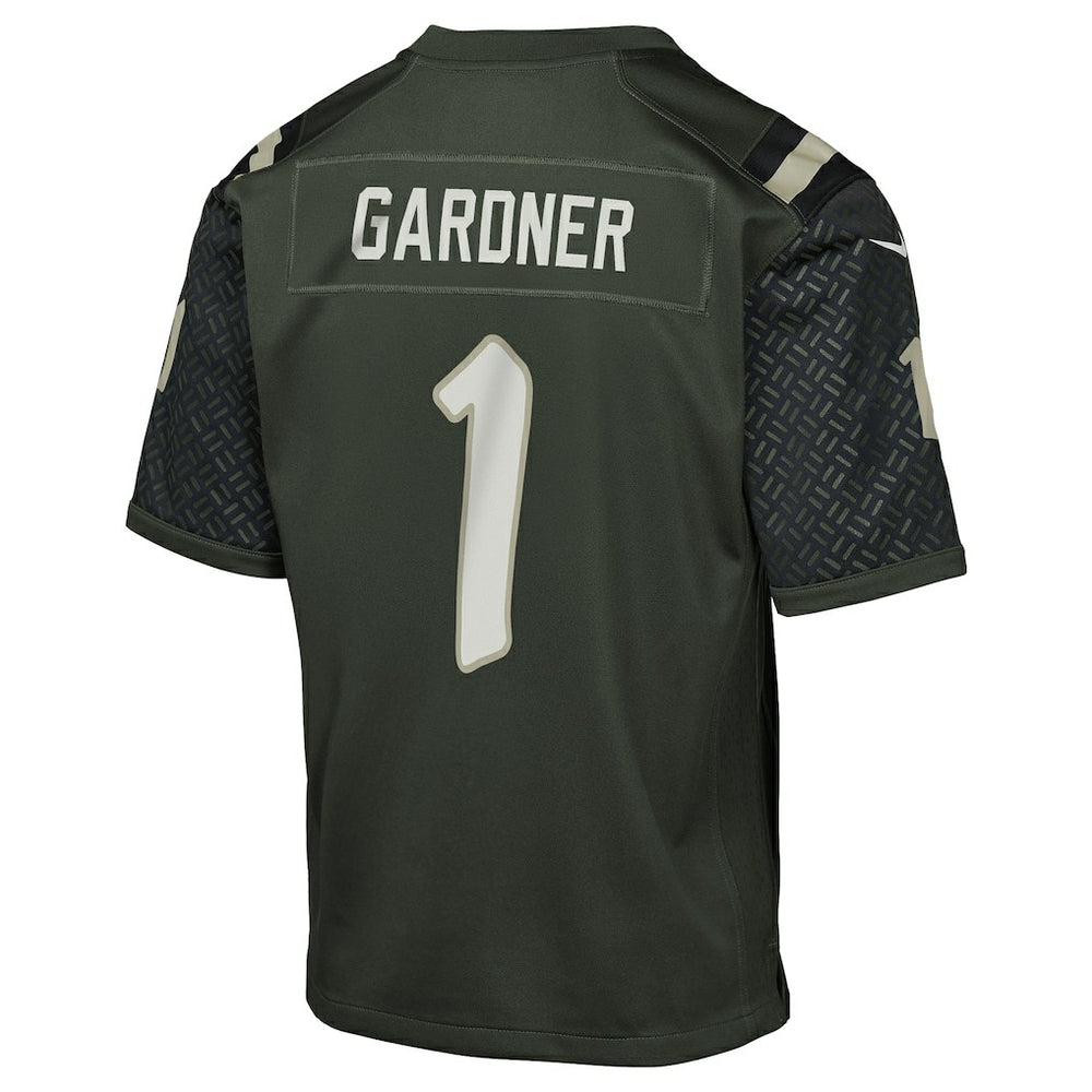 Ahmad Sauce Gardner New York Jets Youth 2025 Rivalries Collection Game Jersey Gotham Green - Nike