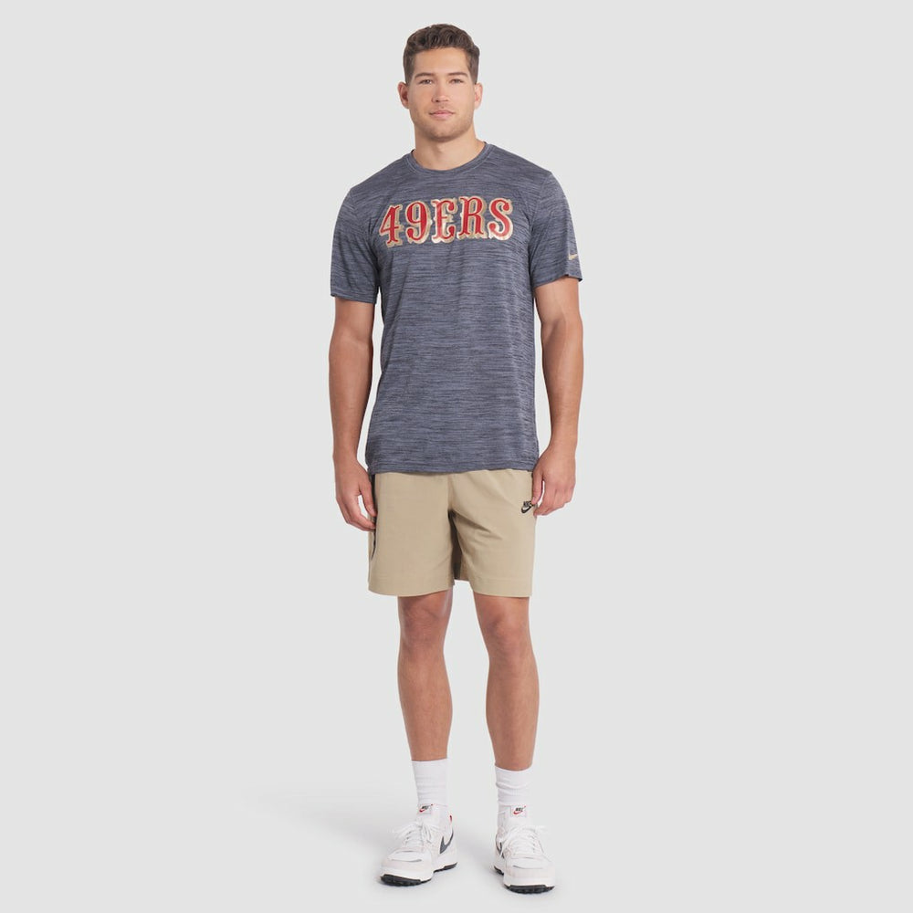 San Francisco 49ers 2025 Rivalries Collection Sideline Velocity Dri-FIT T-Shirt Black - Nike