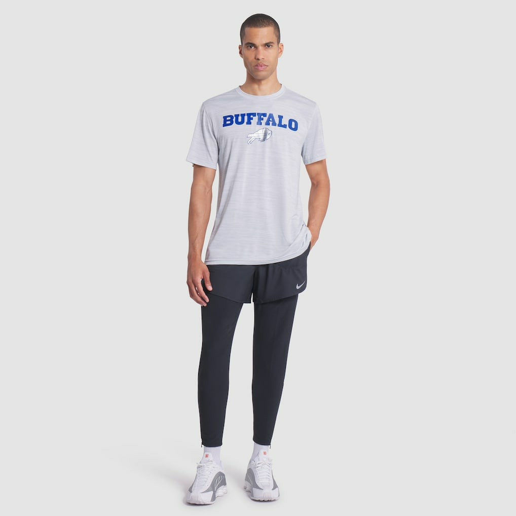 Buffalo Bills 2025 Rivalries Collection Sideline Velocity Dri-FIT T-Shirt White - Nike