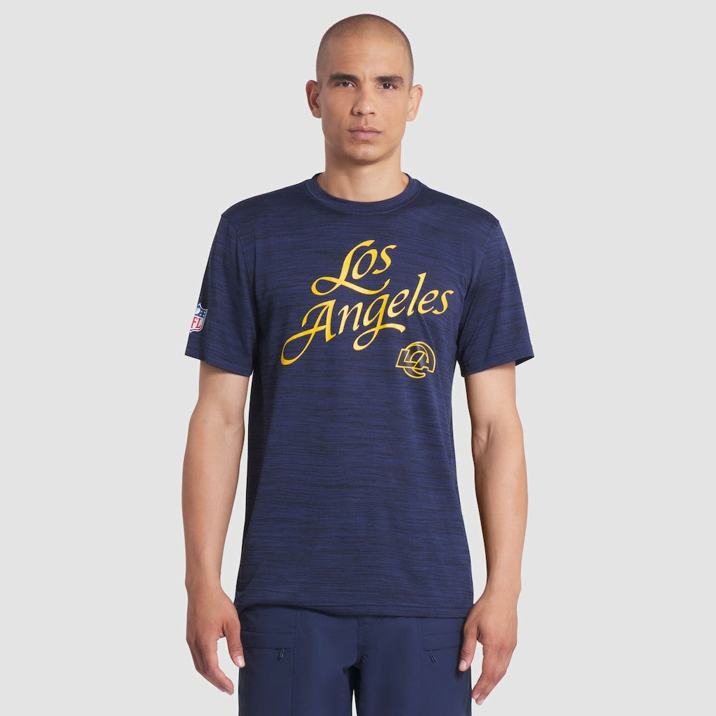 Los Angeles Rams 2025 Rivalries Collection Sideline Velocity Dri-FIT T-Shirt Midnight Blue - Nike