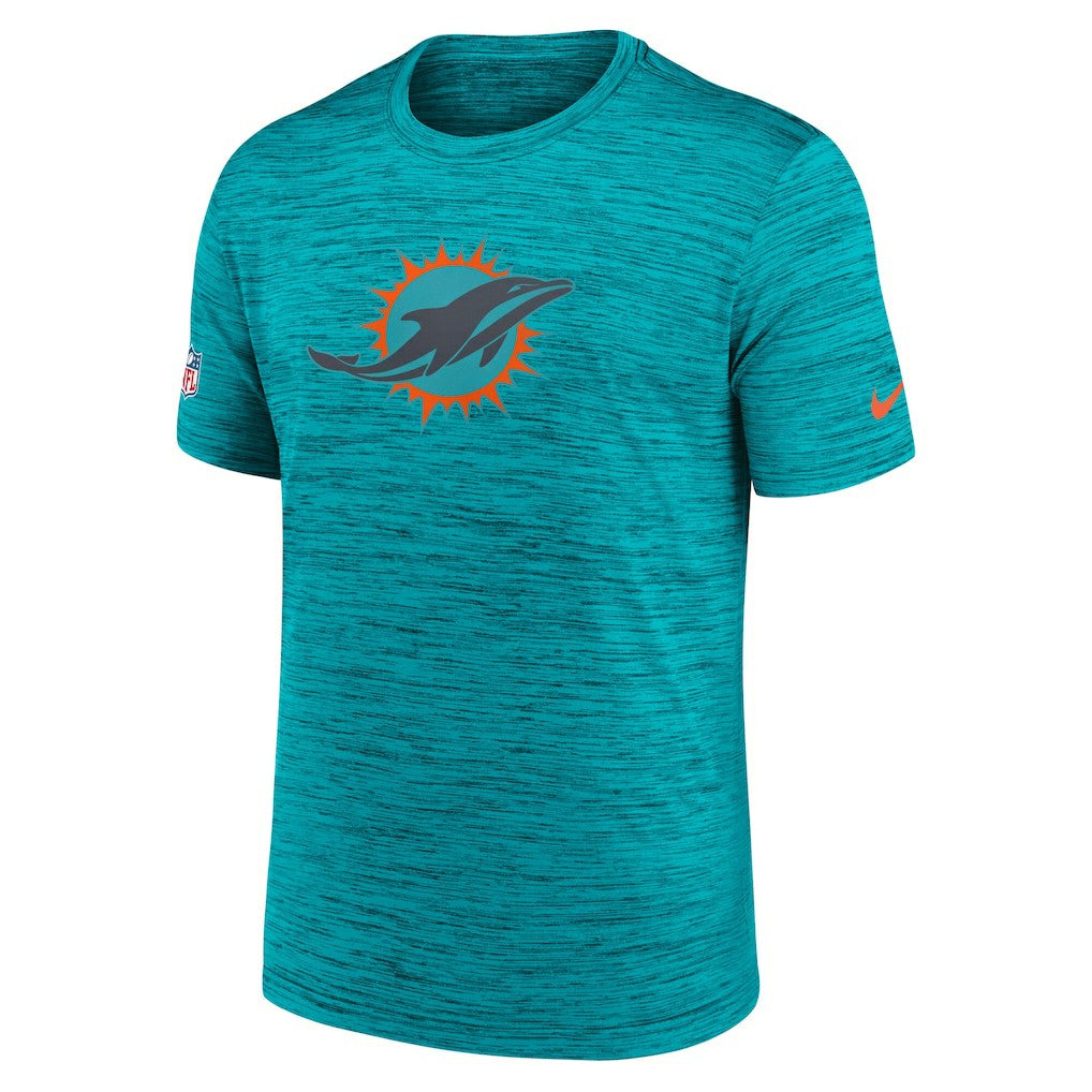 Miami Dolphins 2025 Rivalries Collection Sideline Velocity Dri-FIT T-Shirt Turbo Green - Nike