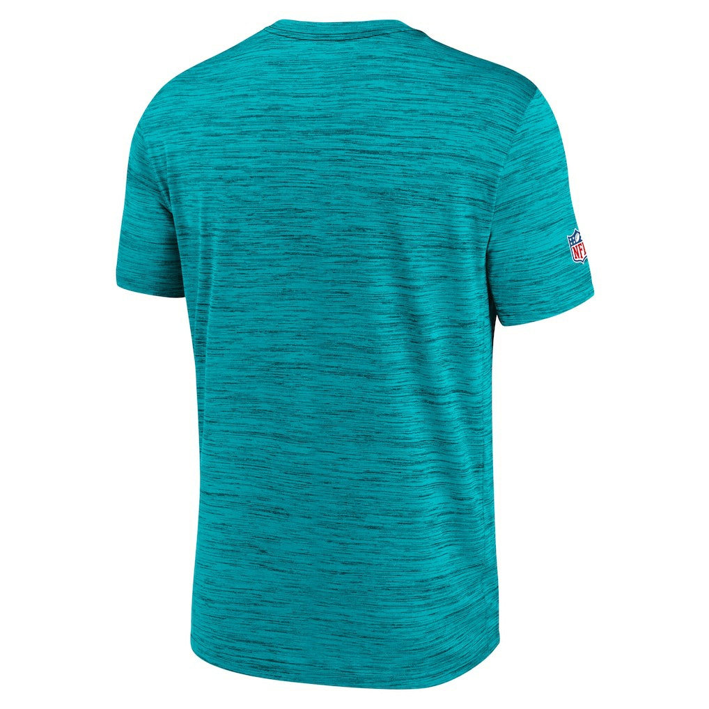 Miami Dolphins 2025 Rivalries Collection Sideline Velocity Dri-FIT T-Shirt Turbo Green - Nike