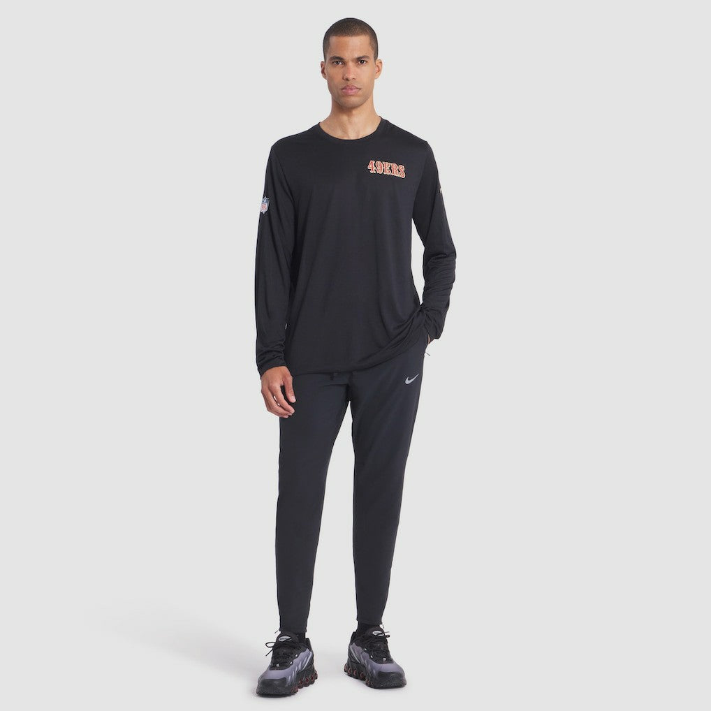 San Francisco 49ers 2025 Rivalries Collection Sideline Legend Dri-FIT Long Sleeve T-Shirt Black - Nike