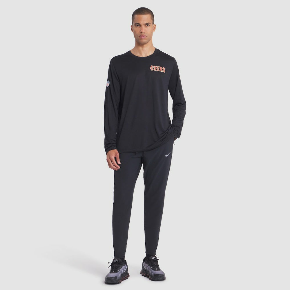 San Francisco 49ers 2025 Rivalries Collection Sideline Legend Dri-FIT Long Sleeve T-Shirt Black - Nike