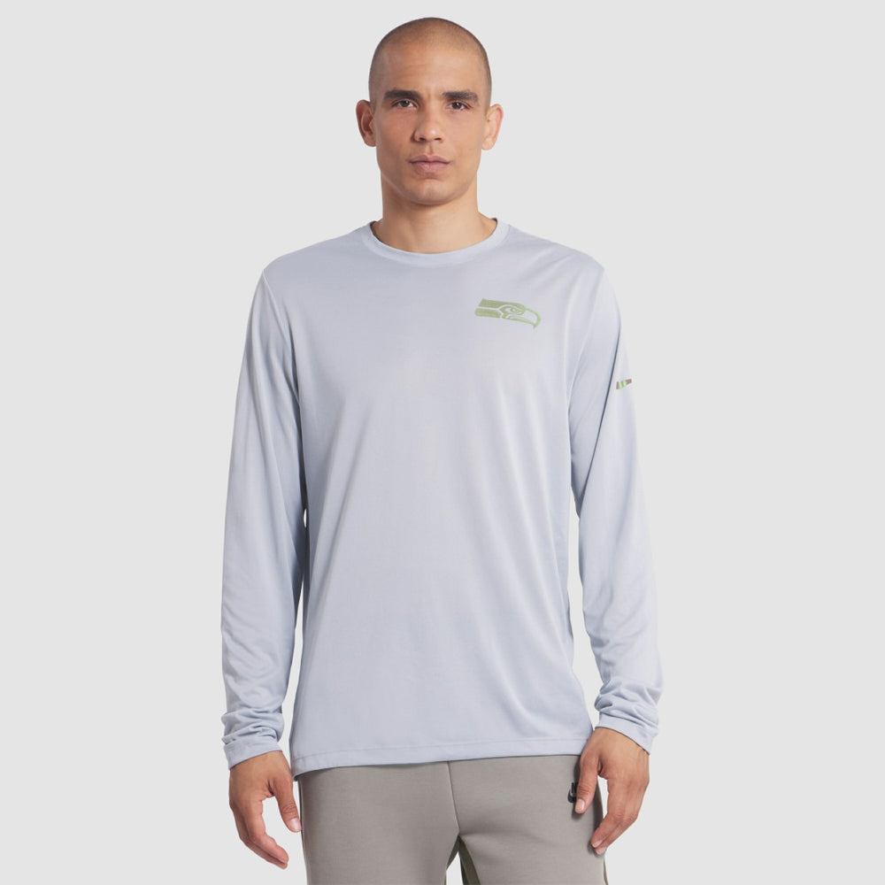 Seattle Seahawks 2025 Rivalries Collection Sideline Legend Dri-FIT Long Sleeve T-Shirt Wolf Gray - Nike