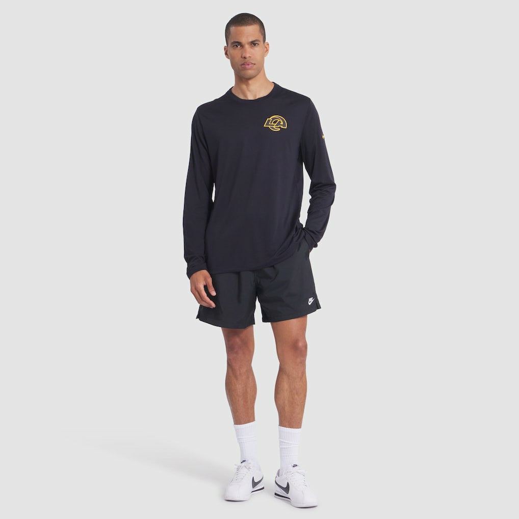 Los Angeles Rams 2025 Rivalries Collection Sideline Legend Dri-FIT Long Sleeve T-Shirt Midnight Blue - Nike