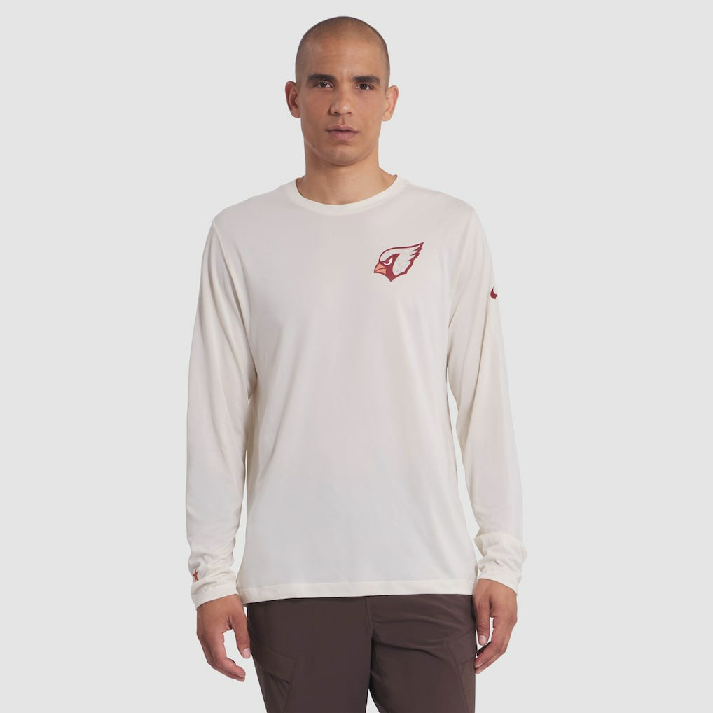 Arizona Cardinals 2025 Rivalries Collection Sideline Legend Dri-FIT Long Sleeve T-Shirt Natural - Nike