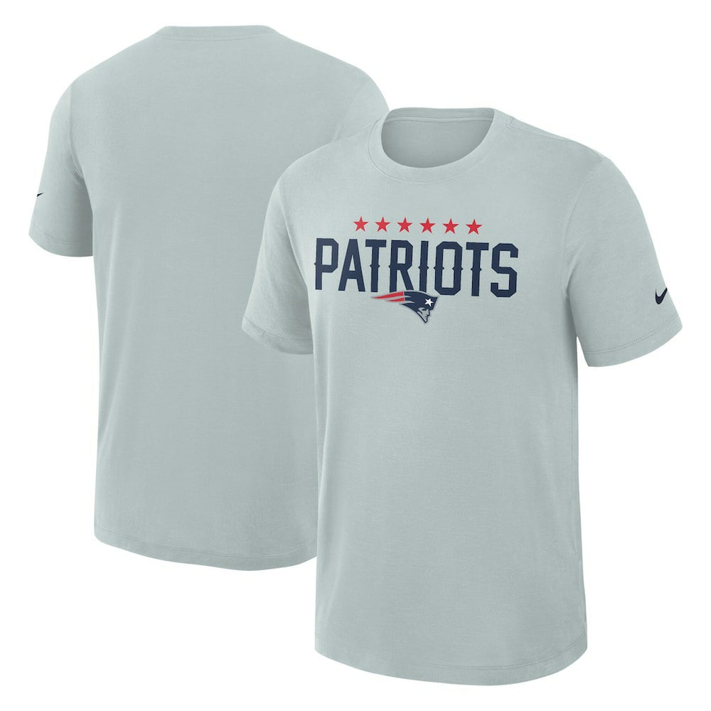 New England Patriots 2025 Rivalries Collection Slub Dri-FIT T-Shirt Silver - Nike