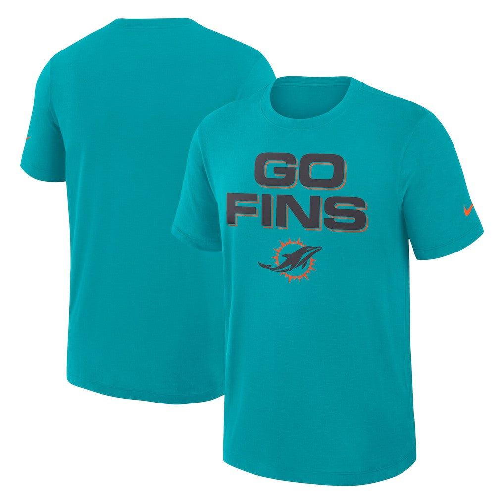 Miami Dolphins 2025 Rivalries Collection Slub Dri-FIT T-Shirt Turbo Green - Nike