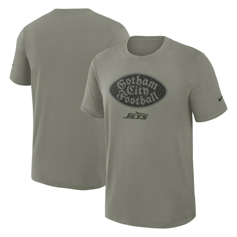 New York Jets 2025 Rivalries Collection Slub Dri-FIT T-Shirt Dark Stucco - Nike