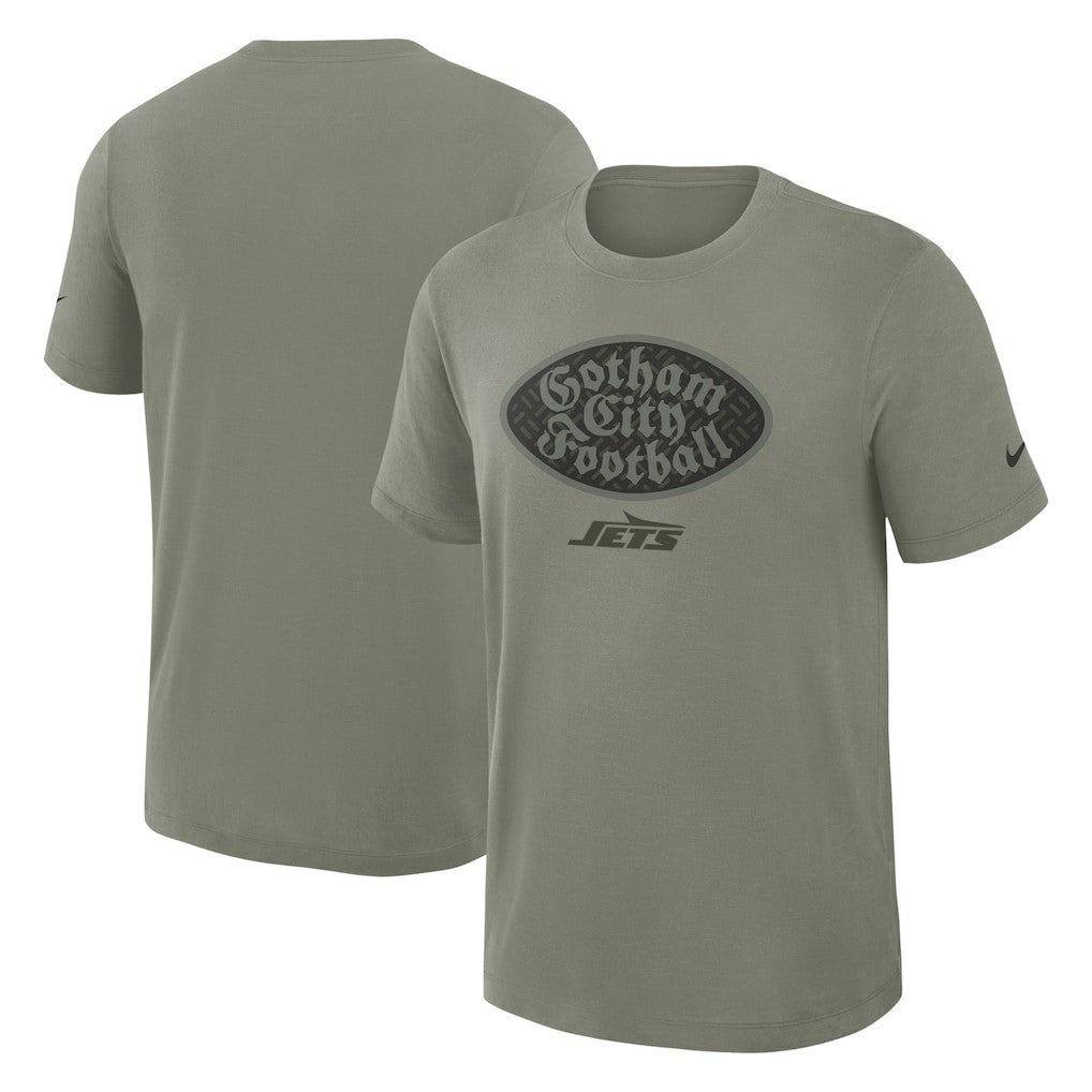 New York Jets 2025 Rivalries Collection Slub Dri-FIT T-Shirt Dark Stucco - Nike