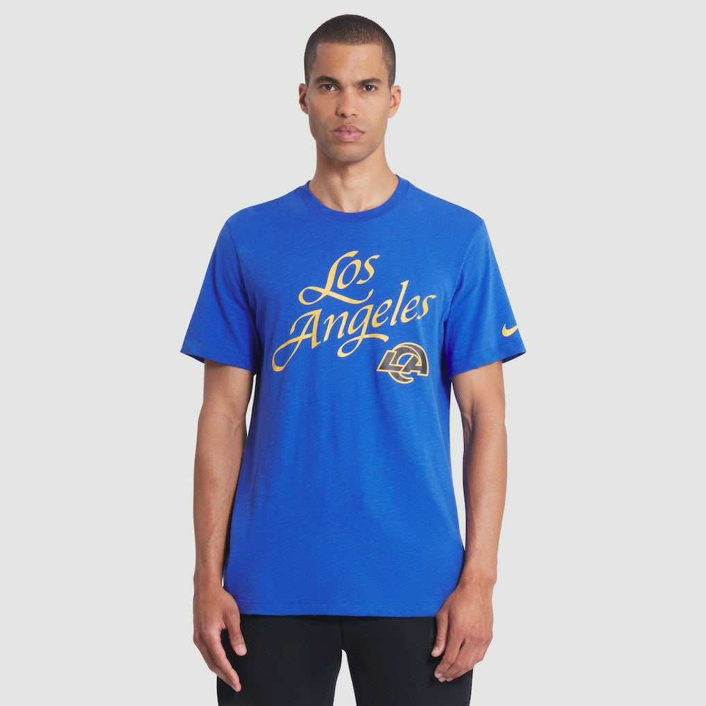 Los Angeles Rams 2025 Rivalries Collection Slub Dri-FIT T-Shirt Royal - Nike