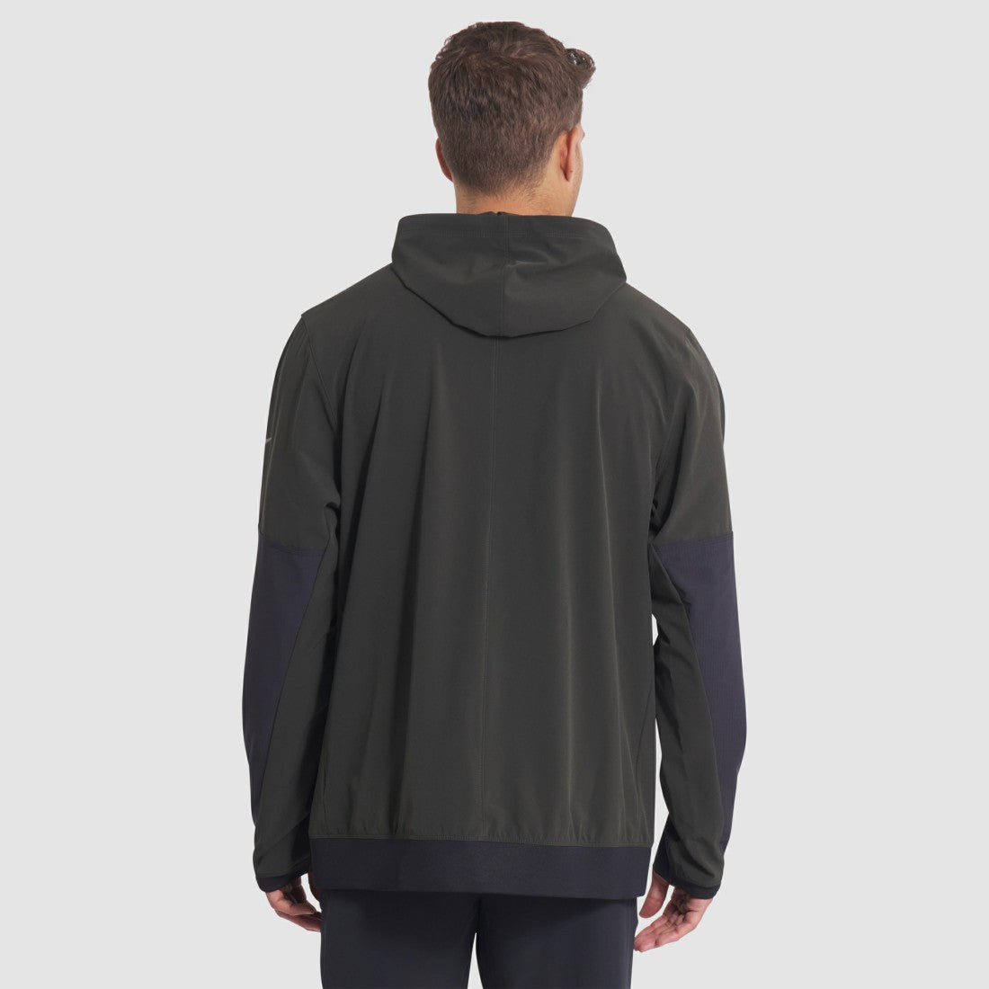 New York Jets 2025 Rivalries Collection Sideline Anorak Half-Zip Hoodie Jacket Gotham Green - Nike