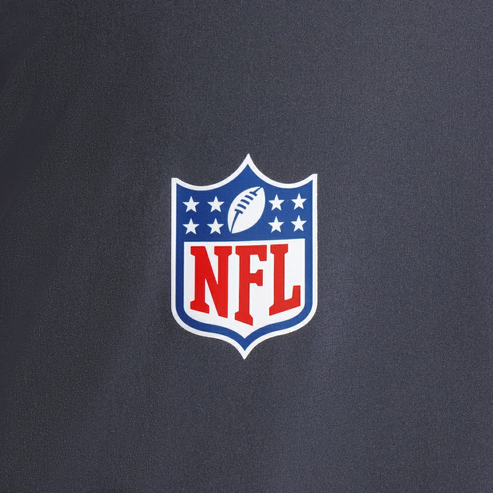 Miami Dolphins 2025 Rivalries Collection Sideline Anorak Half-Zip Hoodie Jacket Pitch Blue - Nike