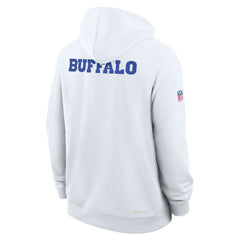 Buffalo Bills 2025 Rivalries Collection Standard Issue Sideline Dri-FIT Hoodie White - Nike