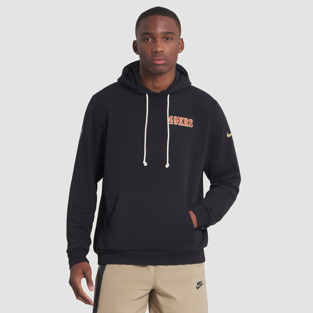 San Francisco 49ers 2025 Rivalries Collection Standard Issue Sideline Dri-FIT Hoodie Black - Nike