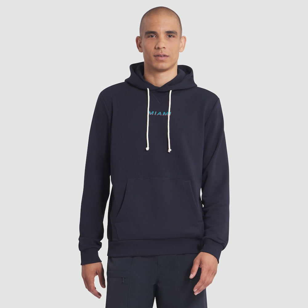 Miami Dolphins 2025 Rivalries Collection Standard Issue Sideline Dri-FIT Hoodie Pitch Blue - Nike