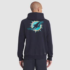 Miami Dolphins 2025 Rivalries Collection Standard Issue Sideline Dri-FIT Hoodie Pitch Blue - Nike