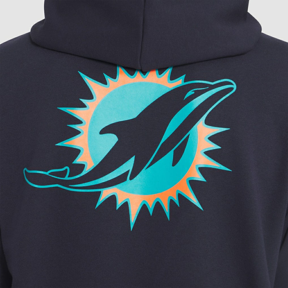 Miami Dolphins 2025 Rivalries Collection Standard Issue Sideline Dri-FIT Hoodie Pitch Blue - Nike
