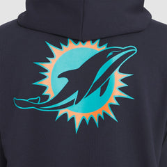 Miami Dolphins 2025 Rivalries Collection Standard Issue Sideline Dri-FIT Hoodie Pitch Blue - Nike