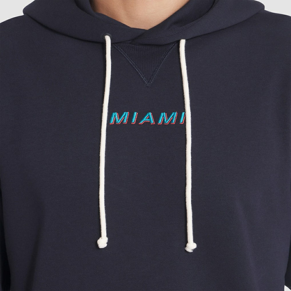 Miami Dolphins 2025 Rivalries Collection Standard Issue Sideline Dri-FIT Hoodie Pitch Blue - Nike