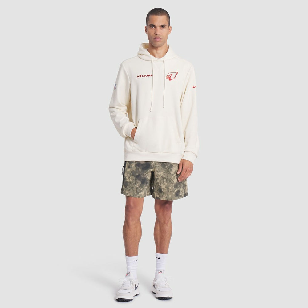 Arizona Cardinals 2025 Rivalries Collection Standard Issue Sideline Dri-FIT Hoodie Natural - Nike
